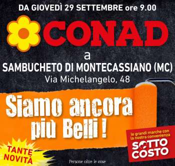 Volantino Conad - 29/9/2022 - 8/10/2022.
