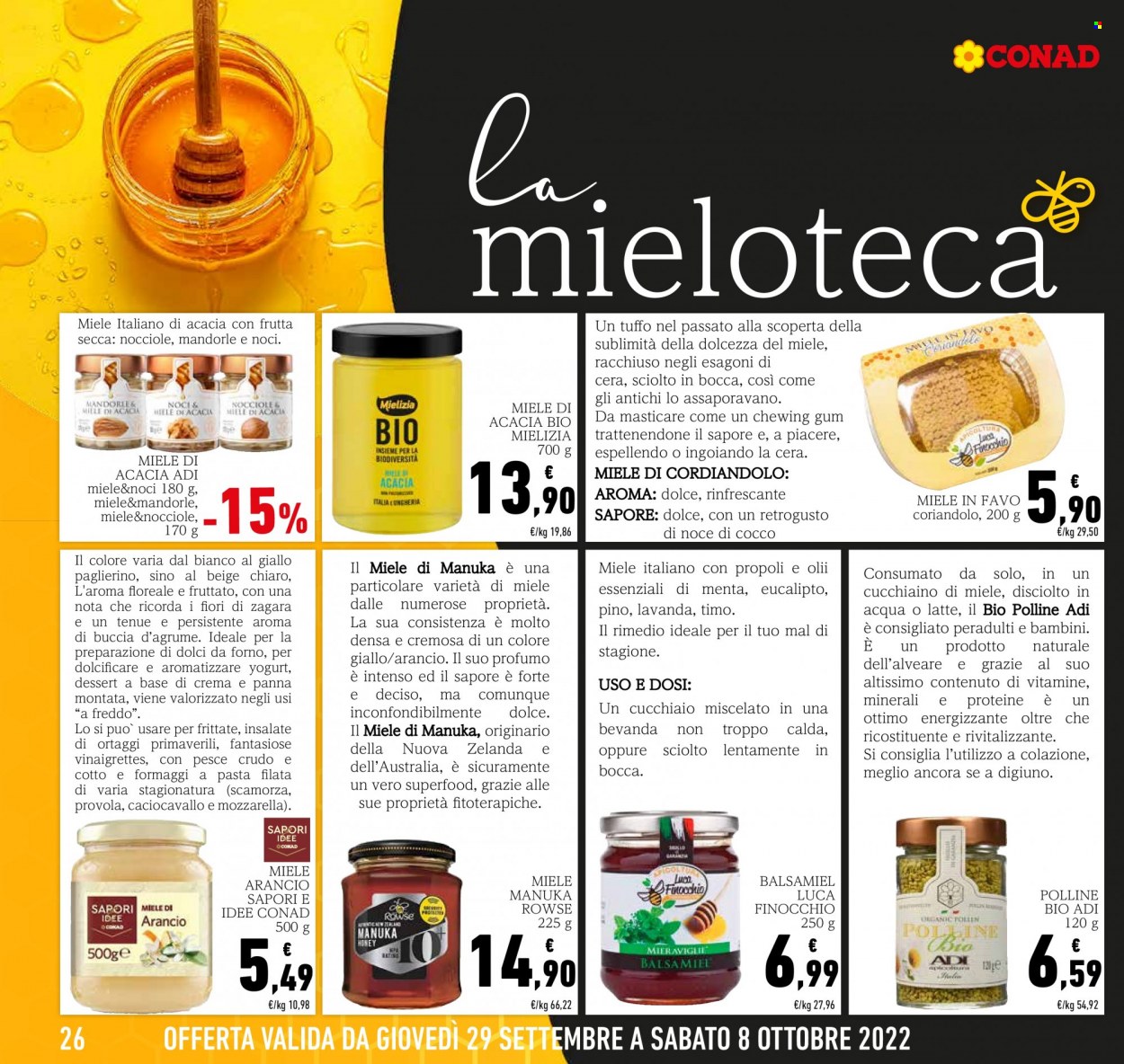 Volantino Conad - 29/9/2022 - 8/10/2022. Pagina 26