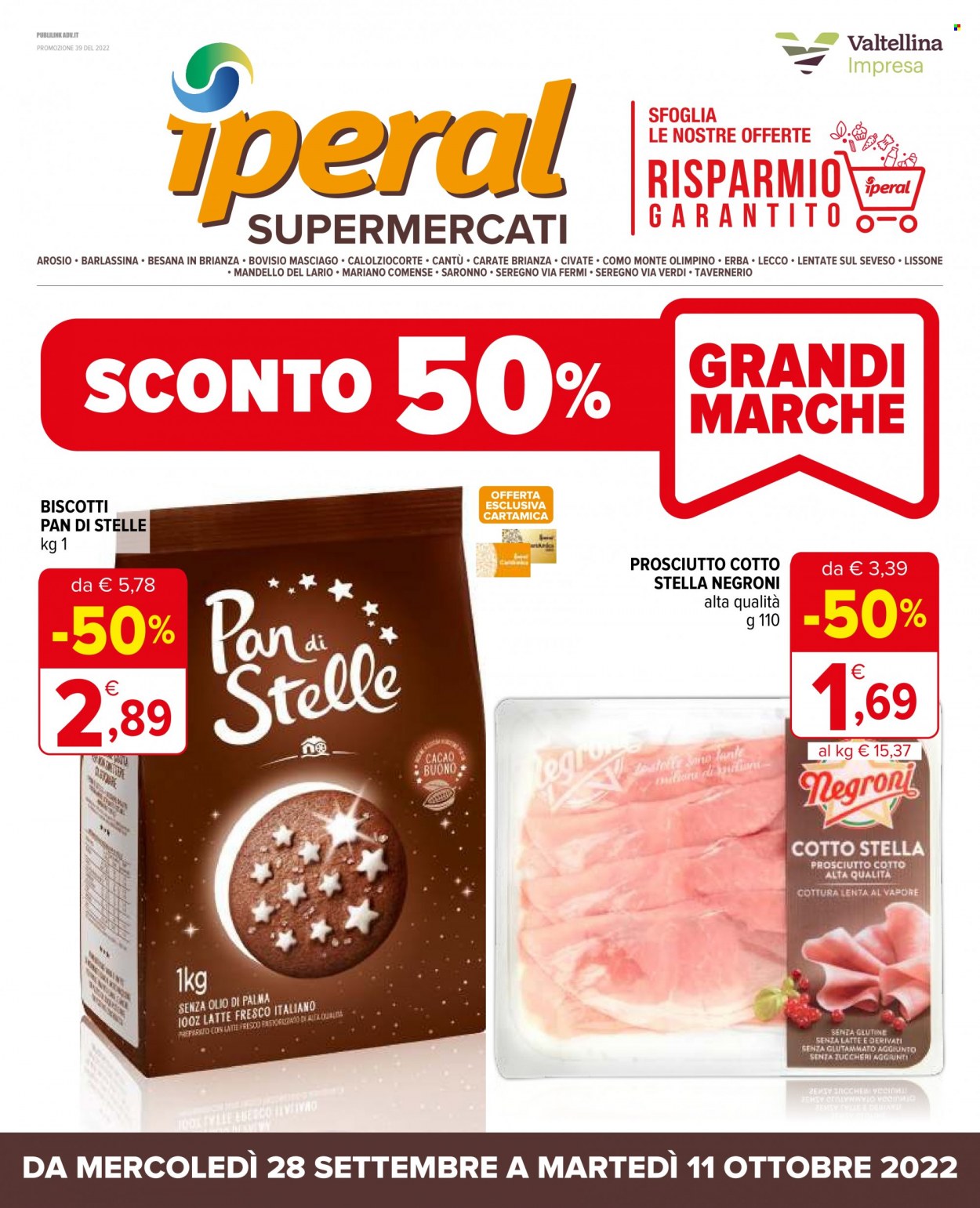 Volantino Iperal - 28/9/2022 - 11/10/2022. Pagina 1