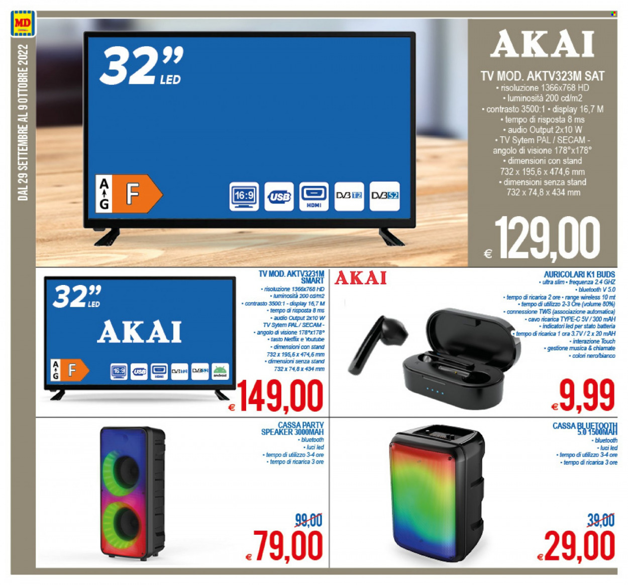 Leták MD Discount - 29.9.2022 - 9.10.2022. Strana 22