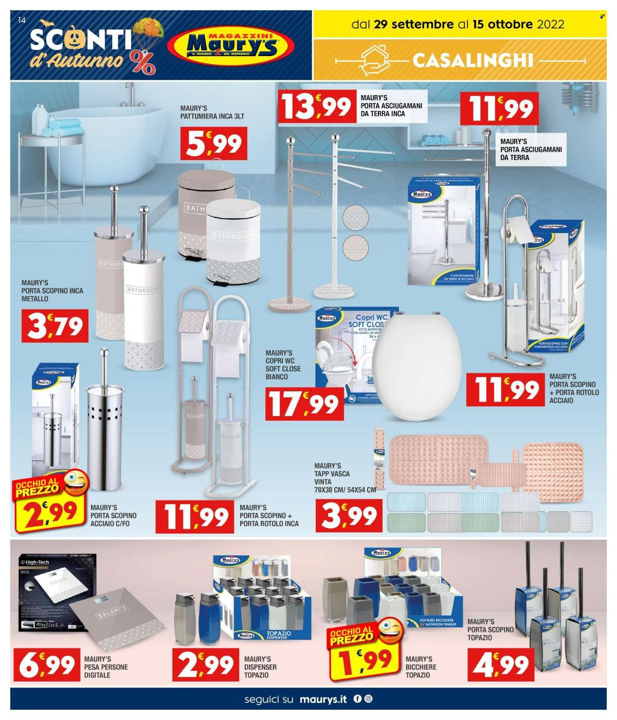 Volantino Maury's - 29/9/2022 - 15/10/2022. Pagina 14