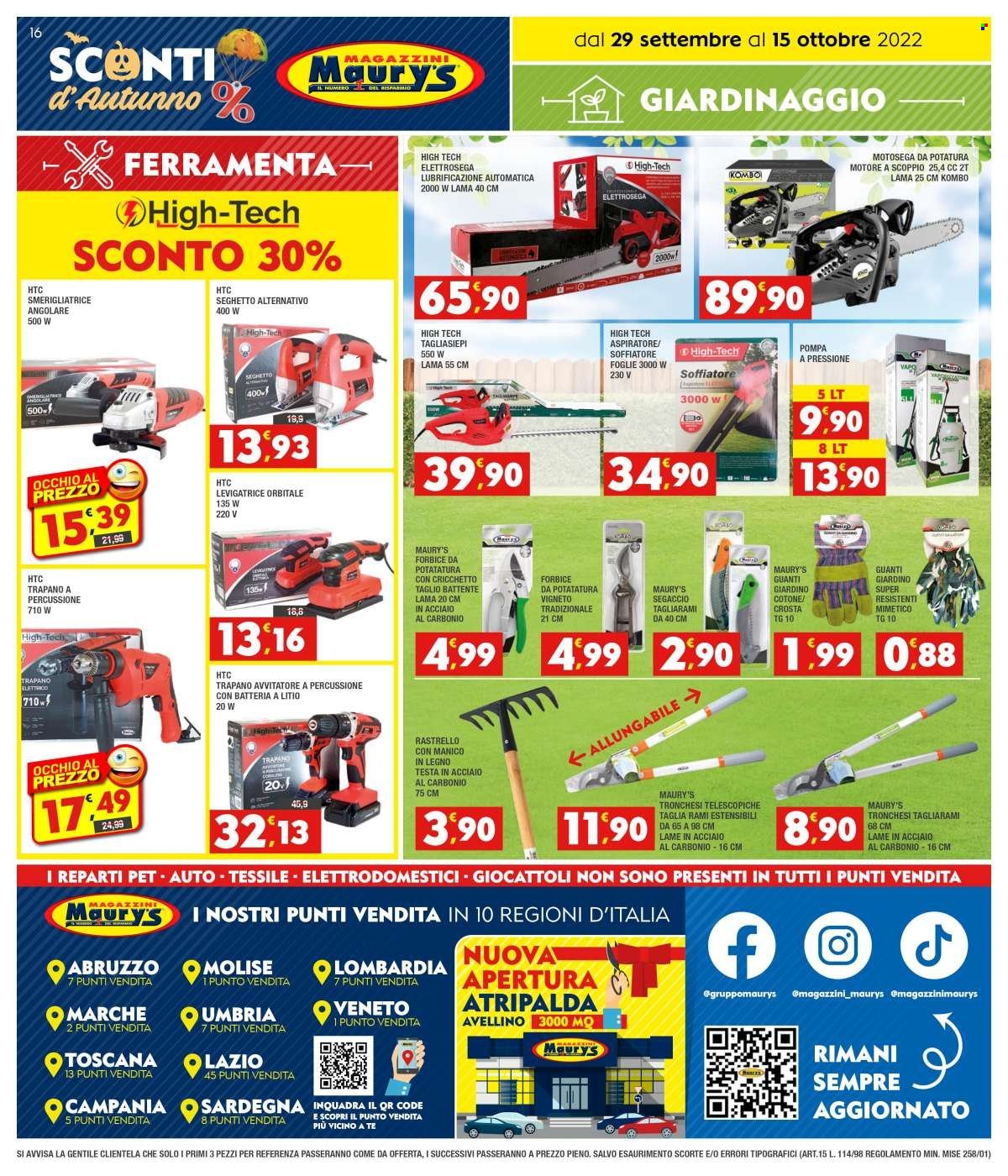 Volantino Maury's - 29/9/2022 - 15/10/2022. Pagina 16