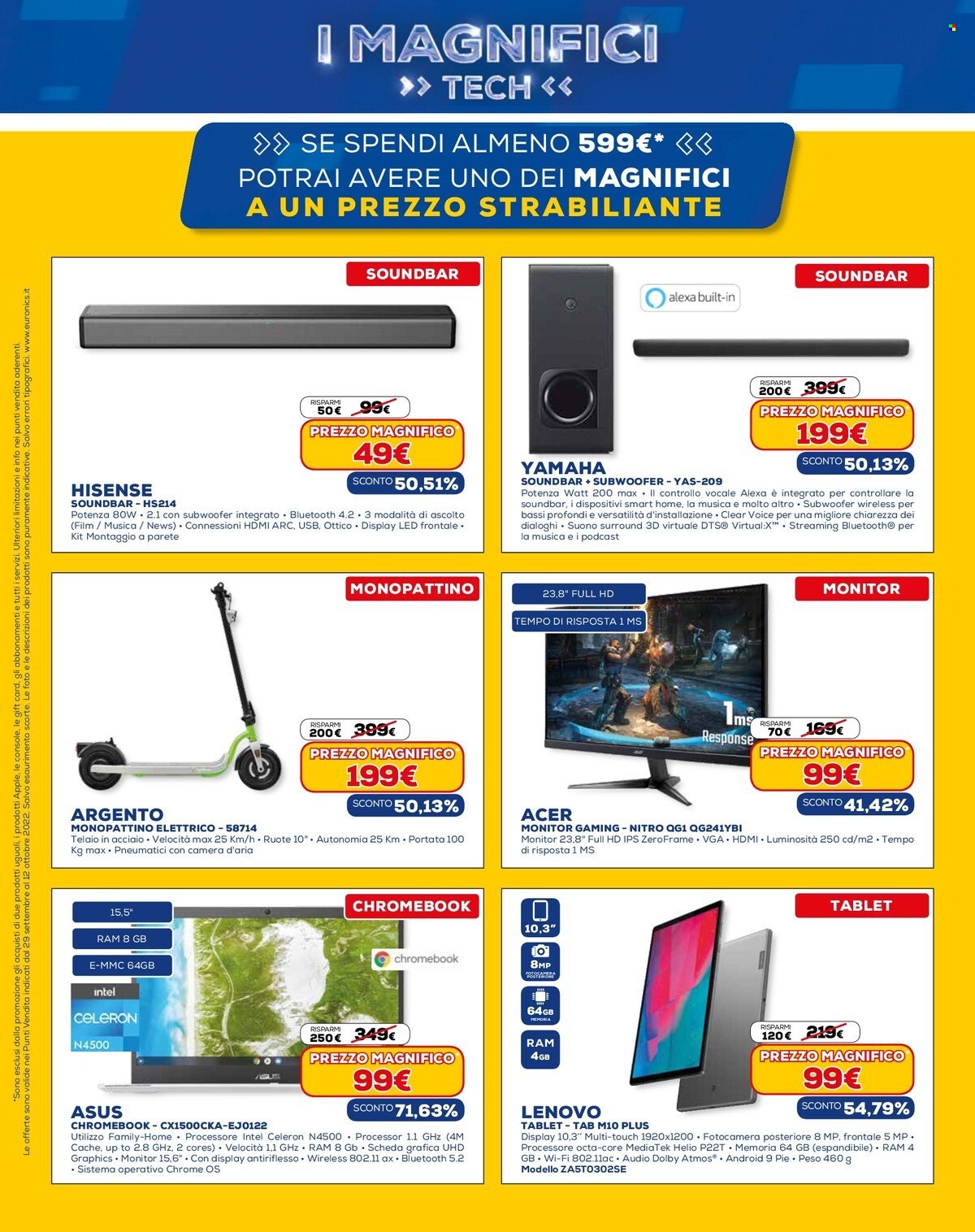 Volantino Euronics - 29/9/2022 - 12/10/2022. Pagina 4