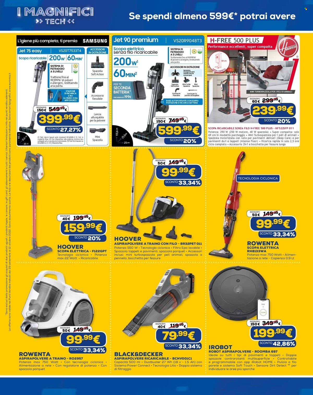 Volantino Euronics - 29/9/2022 - 12/10/2022. Pagina 22