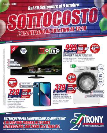 Volantino Trony - 30/9/2022 - 9/10/2022.