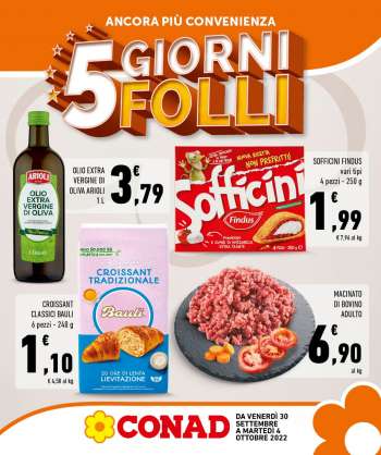 Volantino Conad - 30/9/2022 - 4/10/2022.