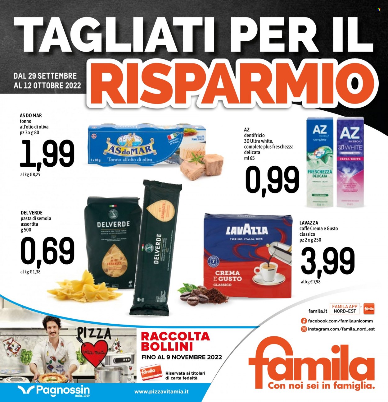 Volantino Famila - 29/9/2022 - 12/10/2022. Pagina 1