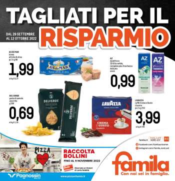 Volantino Famila - 29/9/2022 - 12/10/2022.