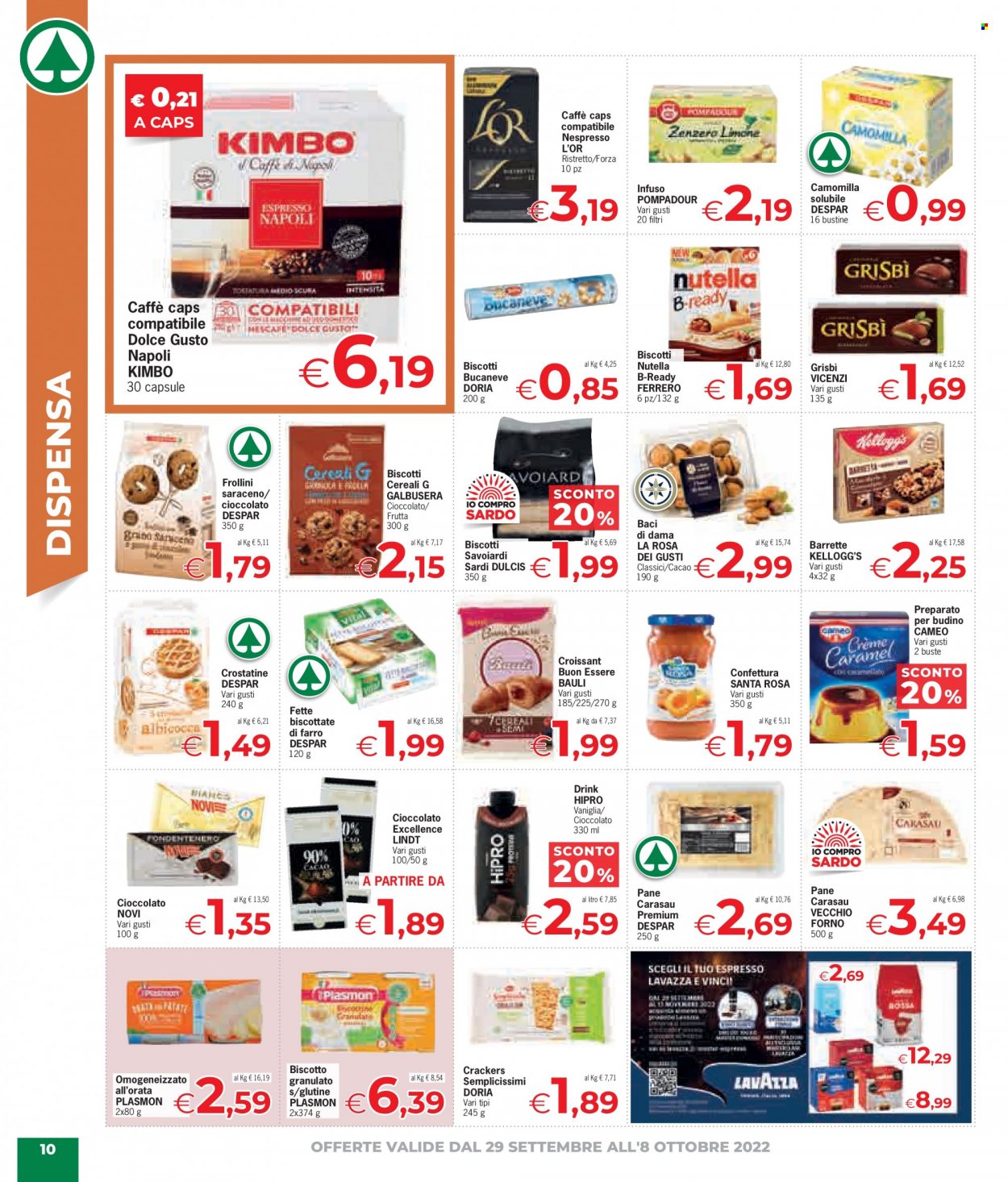 Volantino Despar - 29/9/2022 - 8/10/2022. Pagina 10