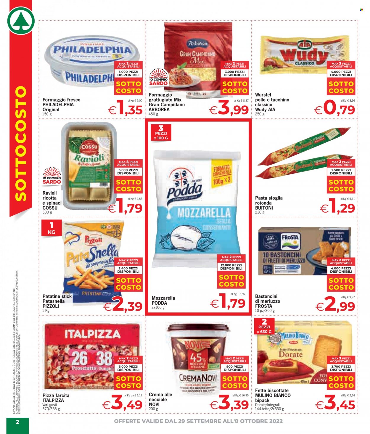 Volantino Eurospar - 29/9/2022 - 8/10/2022. Pagina 2