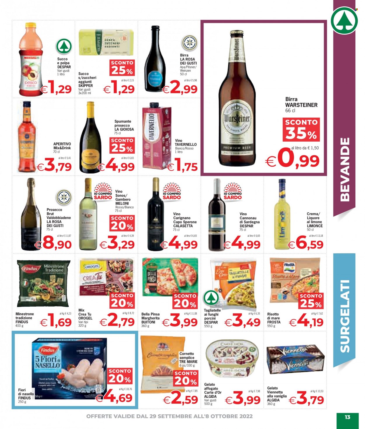 Volantino Eurospar - 29/9/2022 - 8/10/2022. Pagina 13
