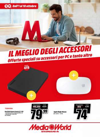 Volantino MediaWorld - 1/10/2022 - 10/10/2022.