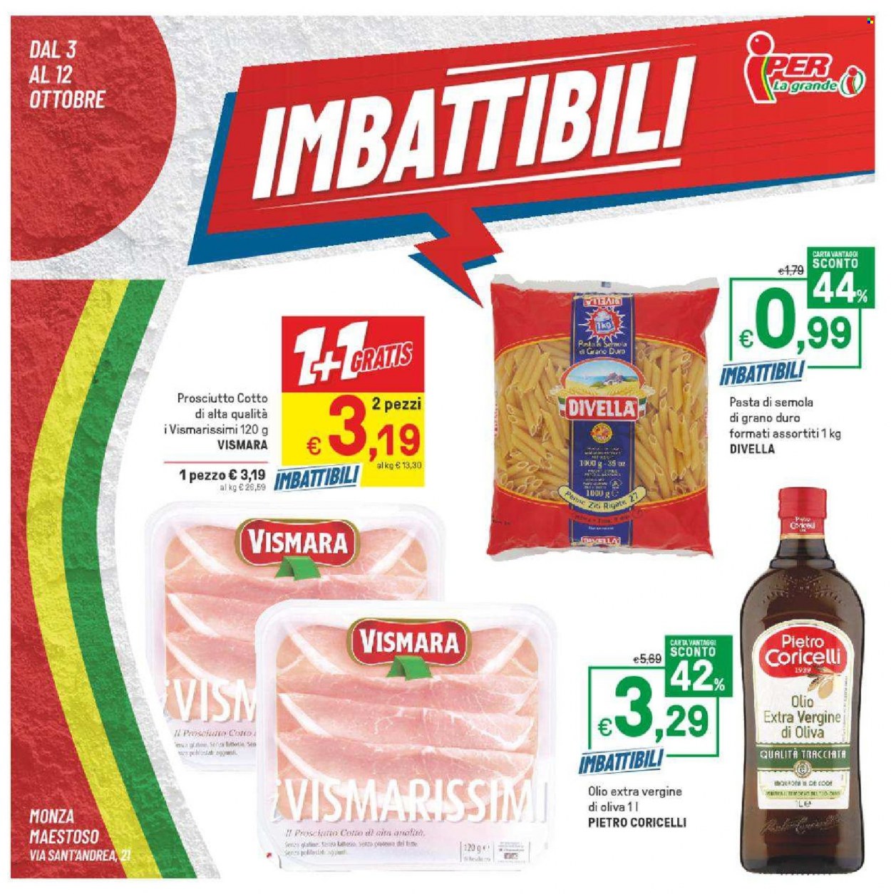 Volantino Iper, La grande i - 3/10/2022 - 12/10/2022. Pagina 1