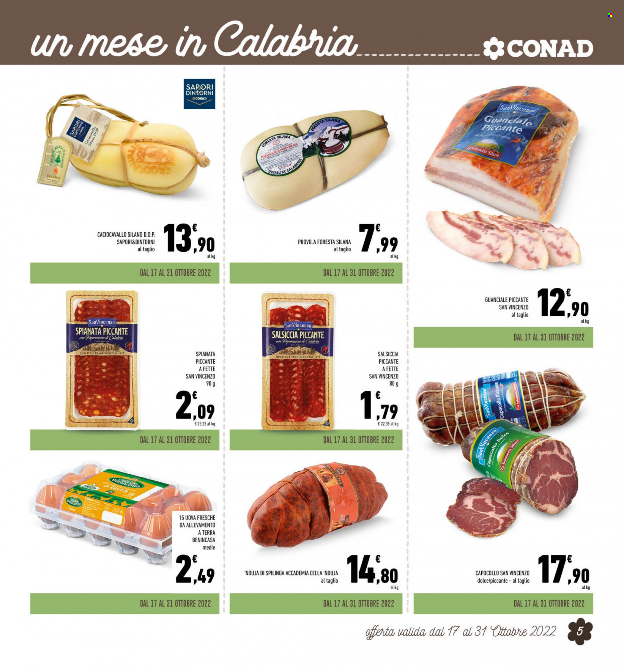 Volantino Conad - 1/10/2022 - 31/10/2022. Pagina 5