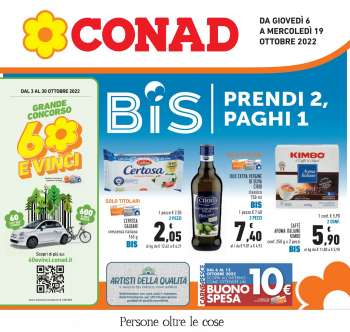 Volantino Conad - 6/10/2022 - 19/10/2022.