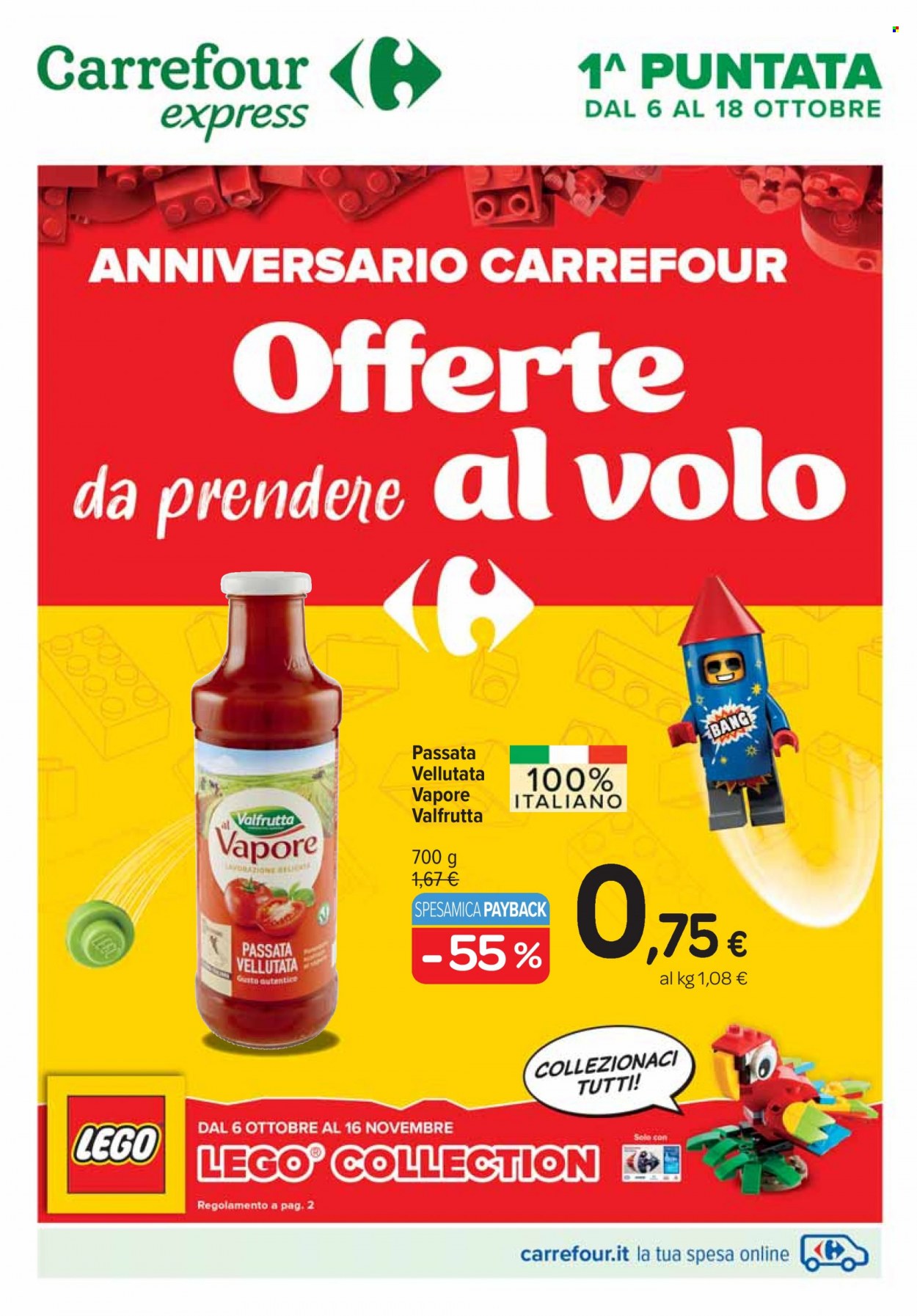 Leták Carrefour - 6.10.2022 - 18.10.2022. Strana 1