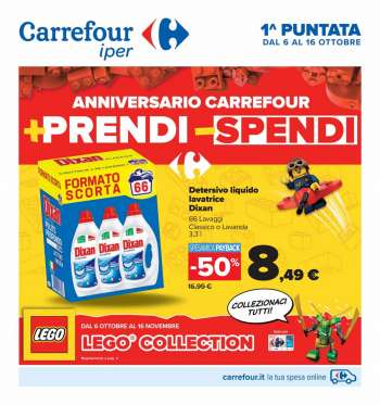Volantino Carrefour - 6/10/2022 - 16/10/2022.