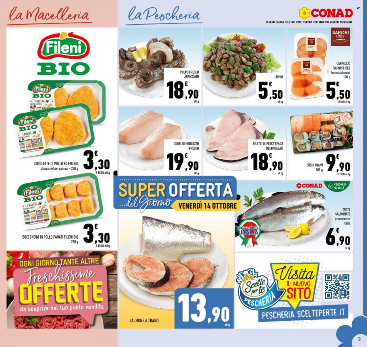 Volantino Conad - 5/10/2022 - 16/10/2022. Pagina 9