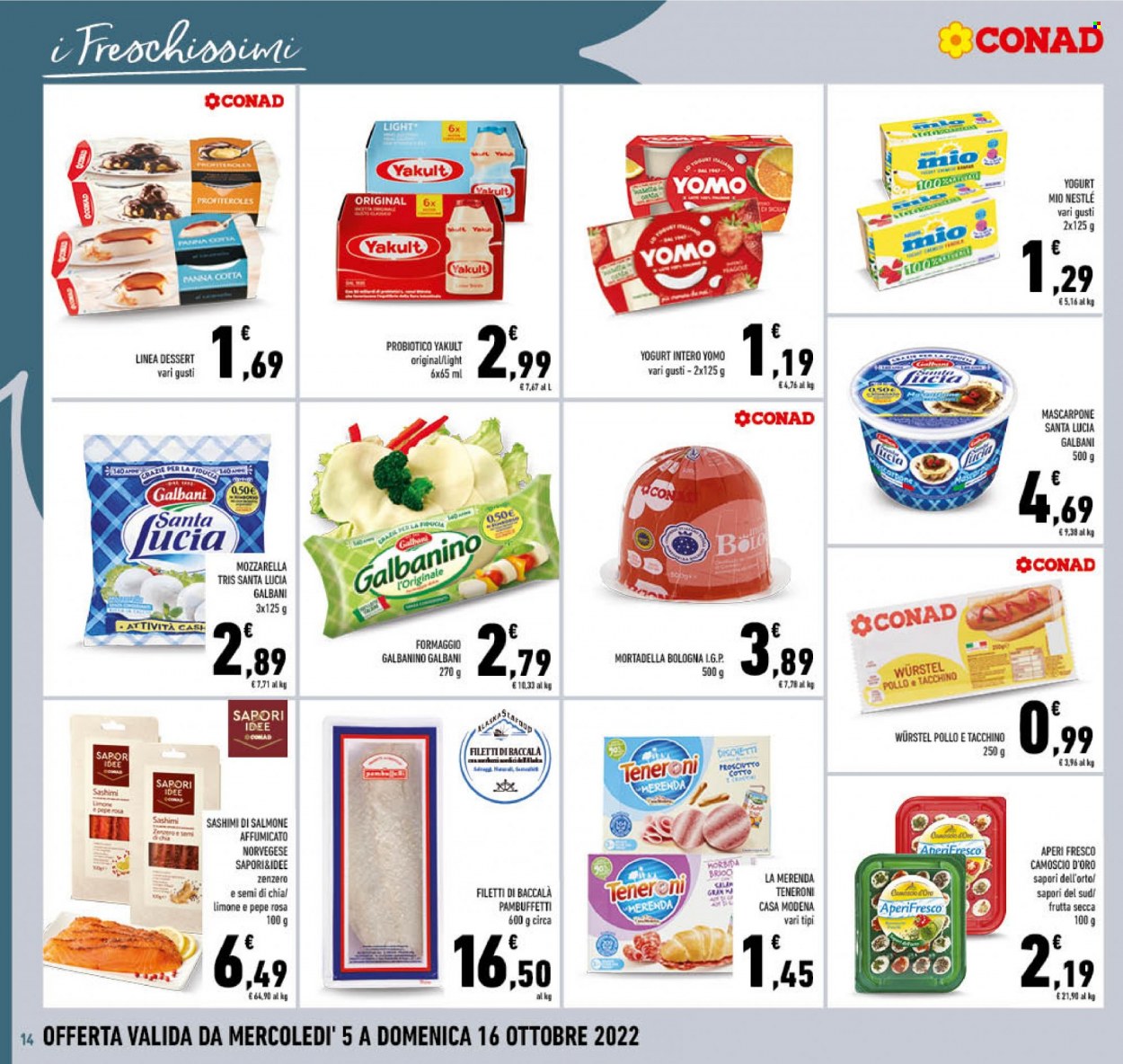 Volantino Conad - 5/10/2022 - 16/10/2022. Pagina 14