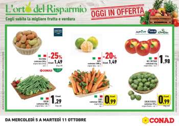 Volantino Conad - 5/10/2022 - 18/10/2022.