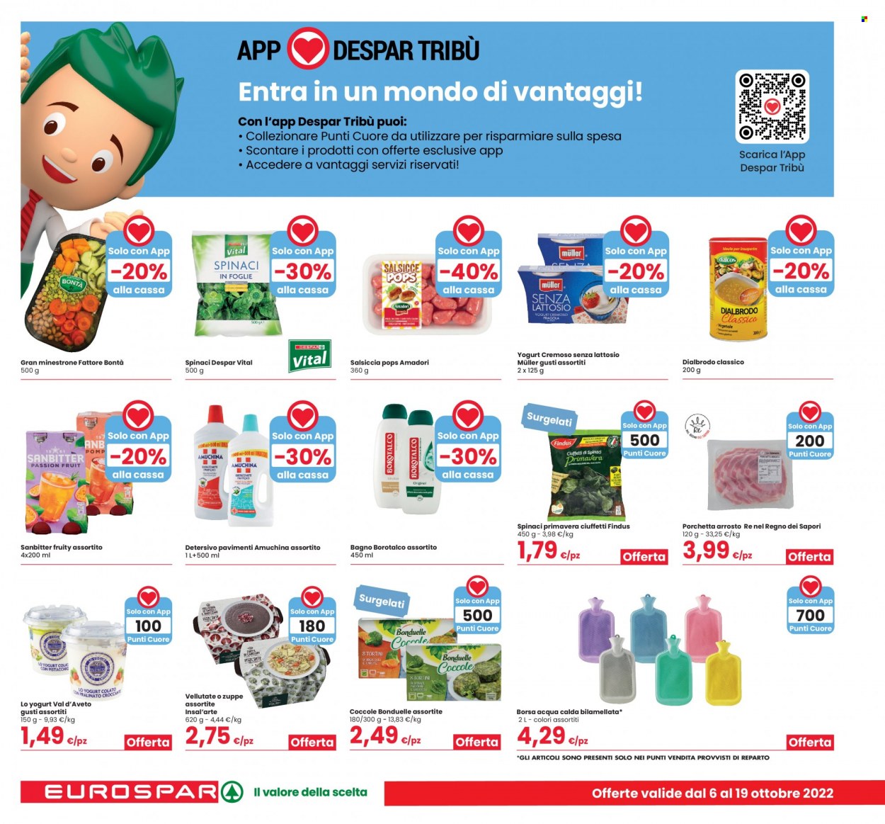 Volantino Eurospar - 6/10/2022 - 19/10/2022. Pagina 30
