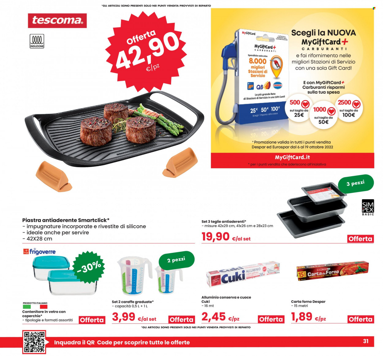 Volantino Eurospar - 6/10/2022 - 19/10/2022. Pagina 31
