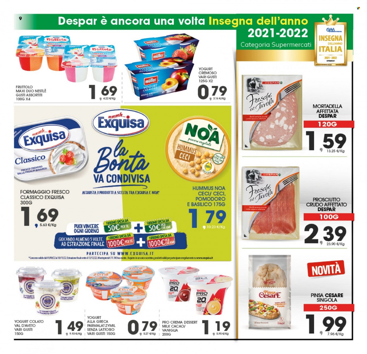 Volantino Eurospar - 6/10/2022 - 16/10/2022. Pagina 9