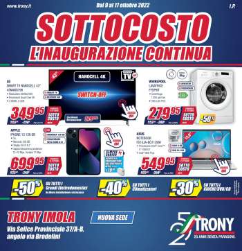Volantino Trony - 9/10/2022 - 17/10/2022.
