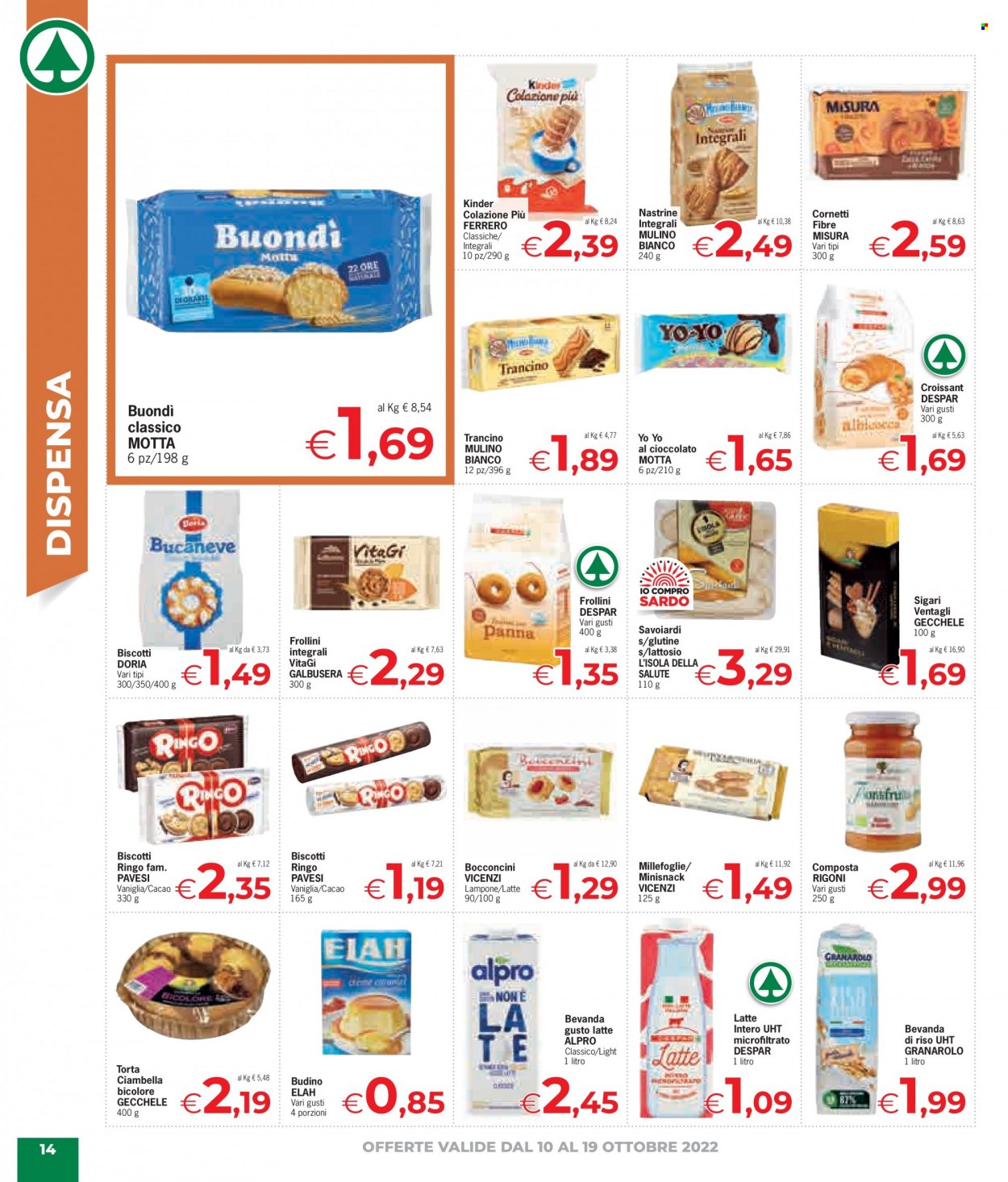 Volantino Eurospar - 10/10/2022 - 19/10/2022. Pagina 14