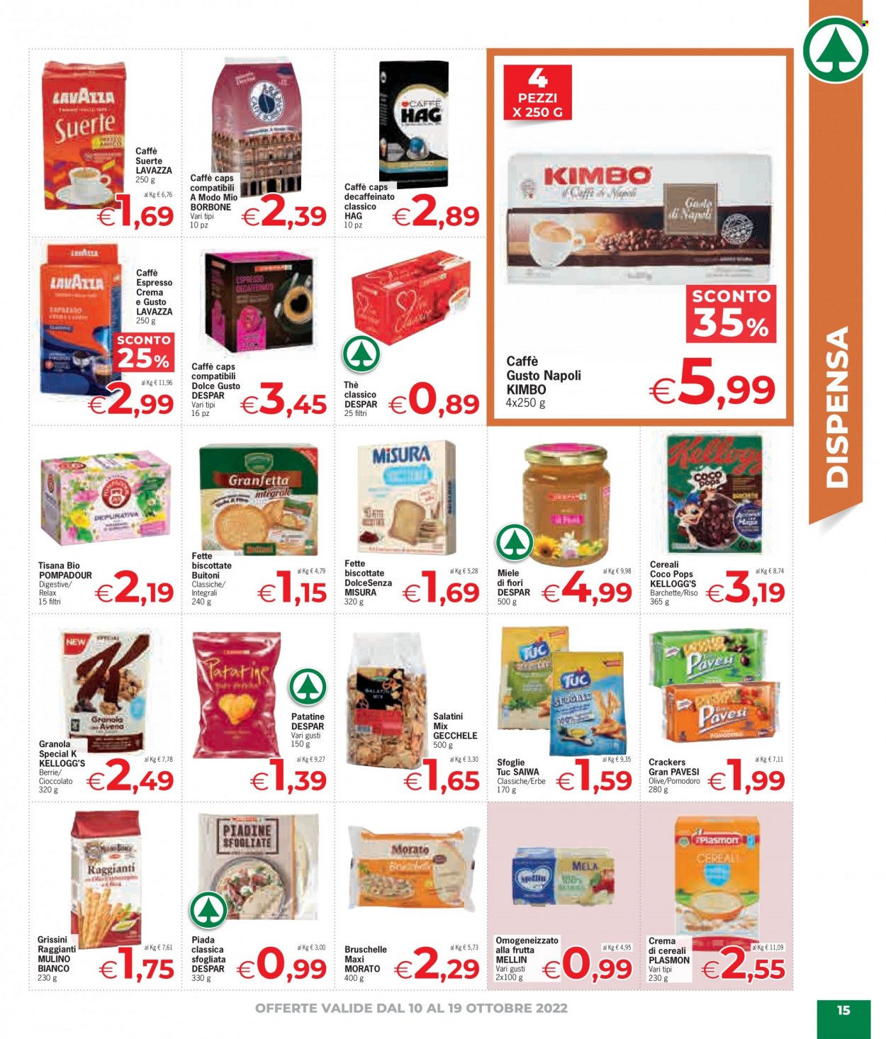 Volantino Eurospar - 10/10/2022 - 19/10/2022. Pagina 15