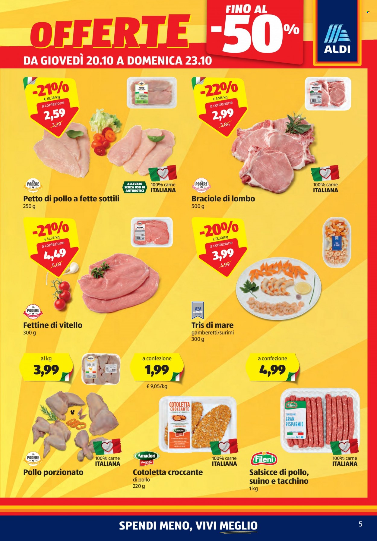 Volantino Aldi - 20/10/2022 - 29/10/2022. Pagina 5
