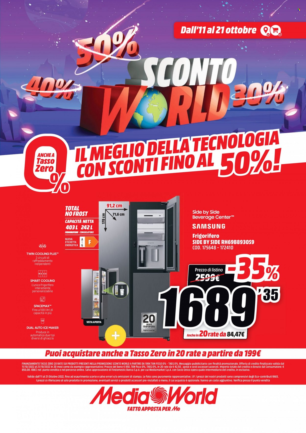 Volantino MediaWorld - 11/10/2022 - 21/10/2022. Pagina 4