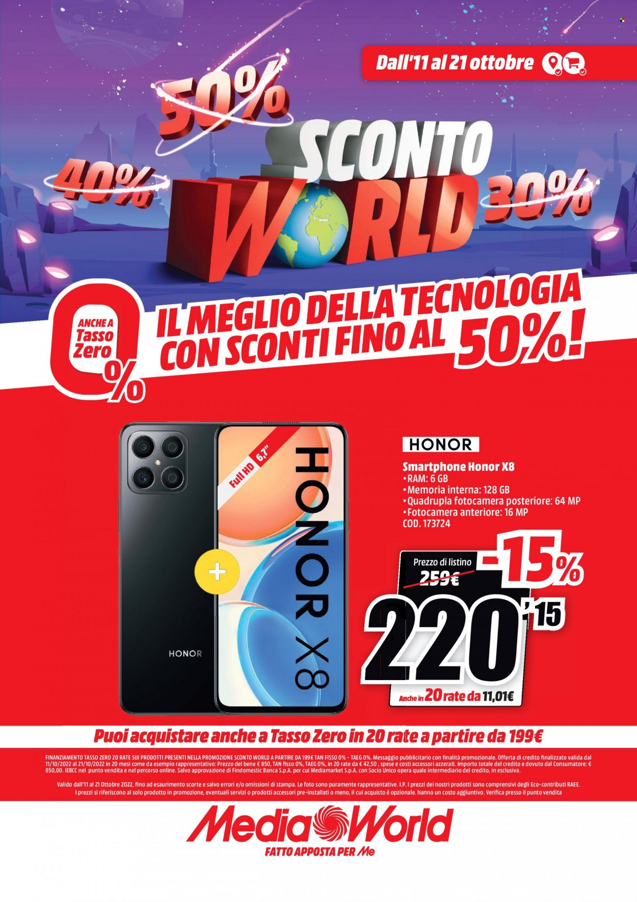 Volantino MediaWorld - 11/10/2022 - 21/10/2022. Pagina 8