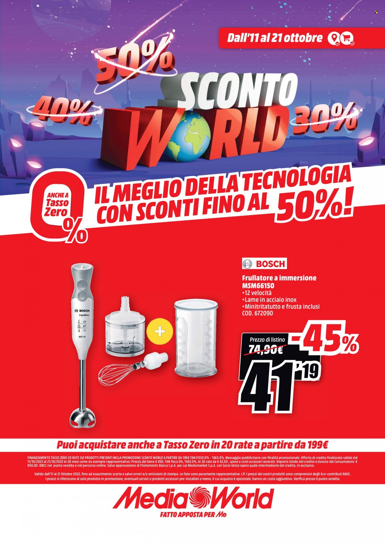 Volantino MediaWorld - 11/10/2022 - 21/10/2022. Pagina 10