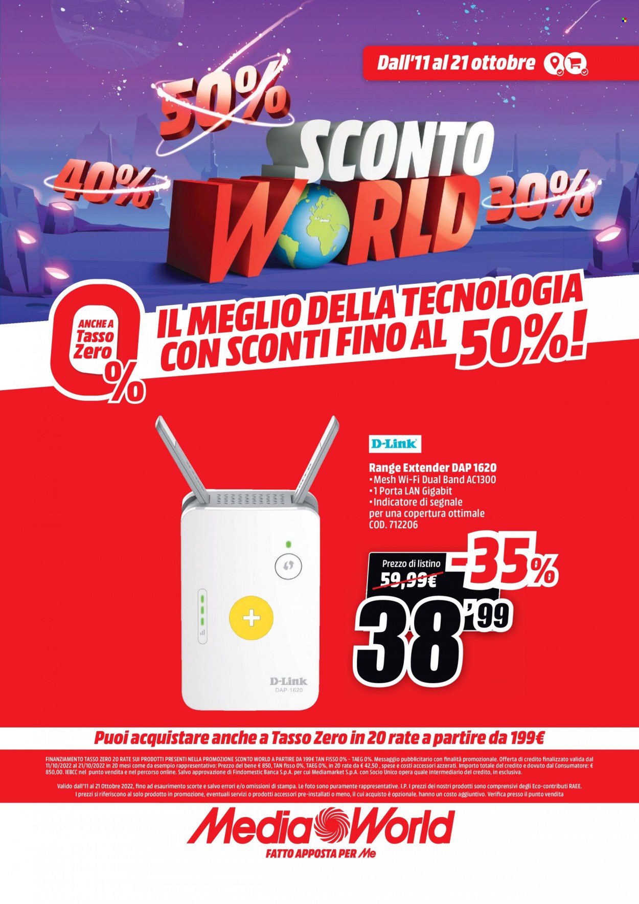Volantino MediaWorld - 11/10/2022 - 21/10/2022. Pagina 22