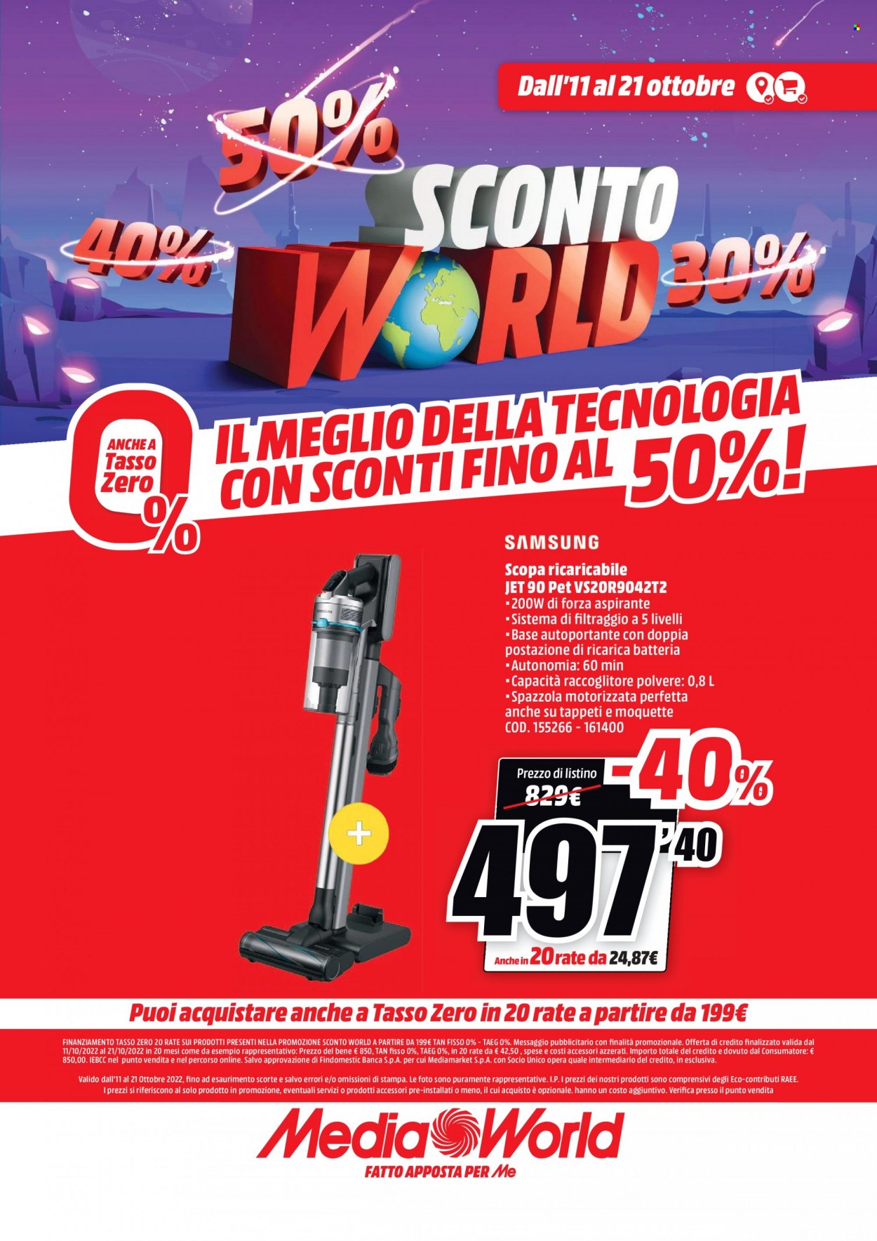 Volantino MediaWorld - 11/10/2022 - 21/10/2022. Pagina 37