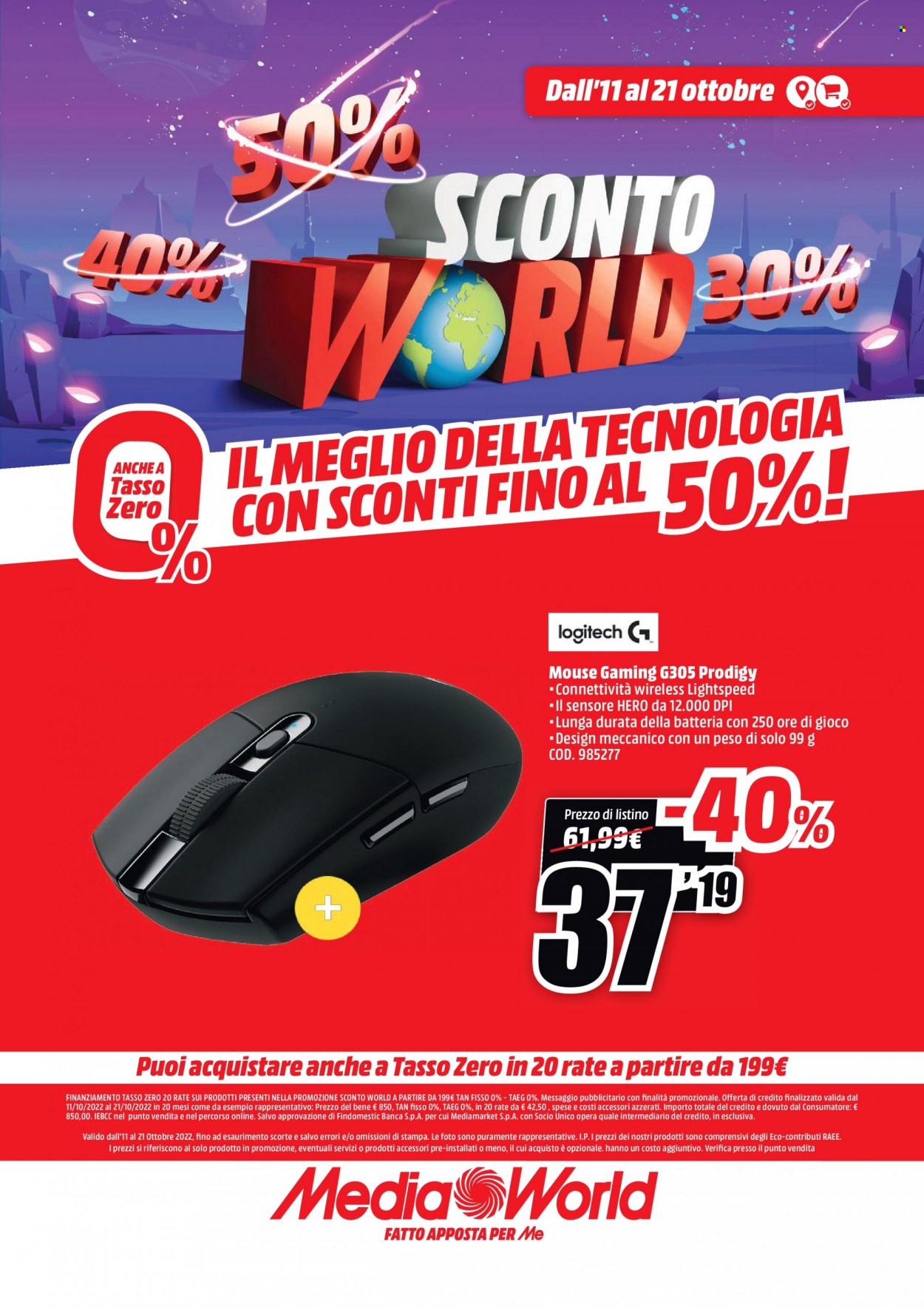 Volantino MediaWorld - 11/10/2022 - 21/10/2022. Pagina 38