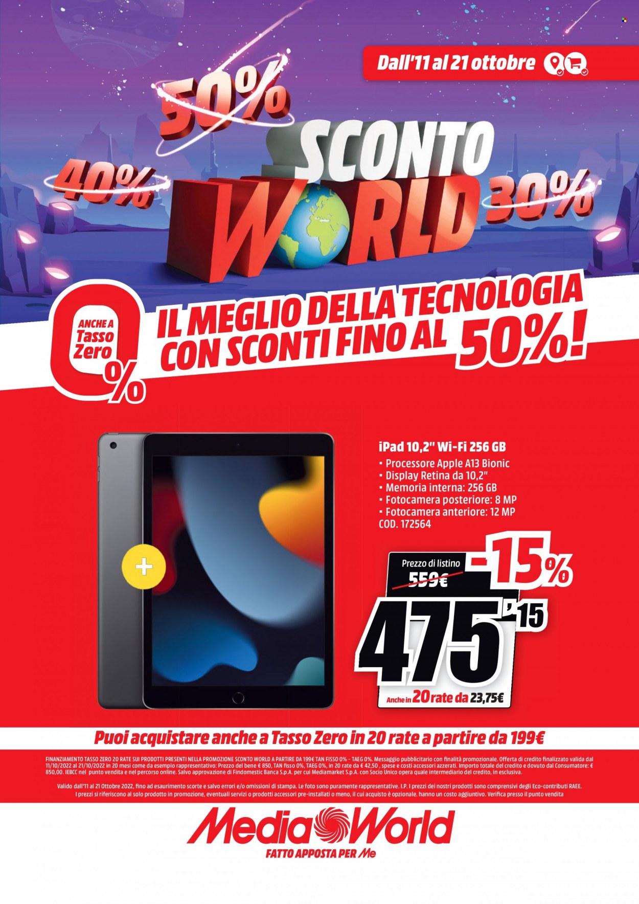 Volantino MediaWorld - 11/10/2022 - 21/10/2022. Pagina 39