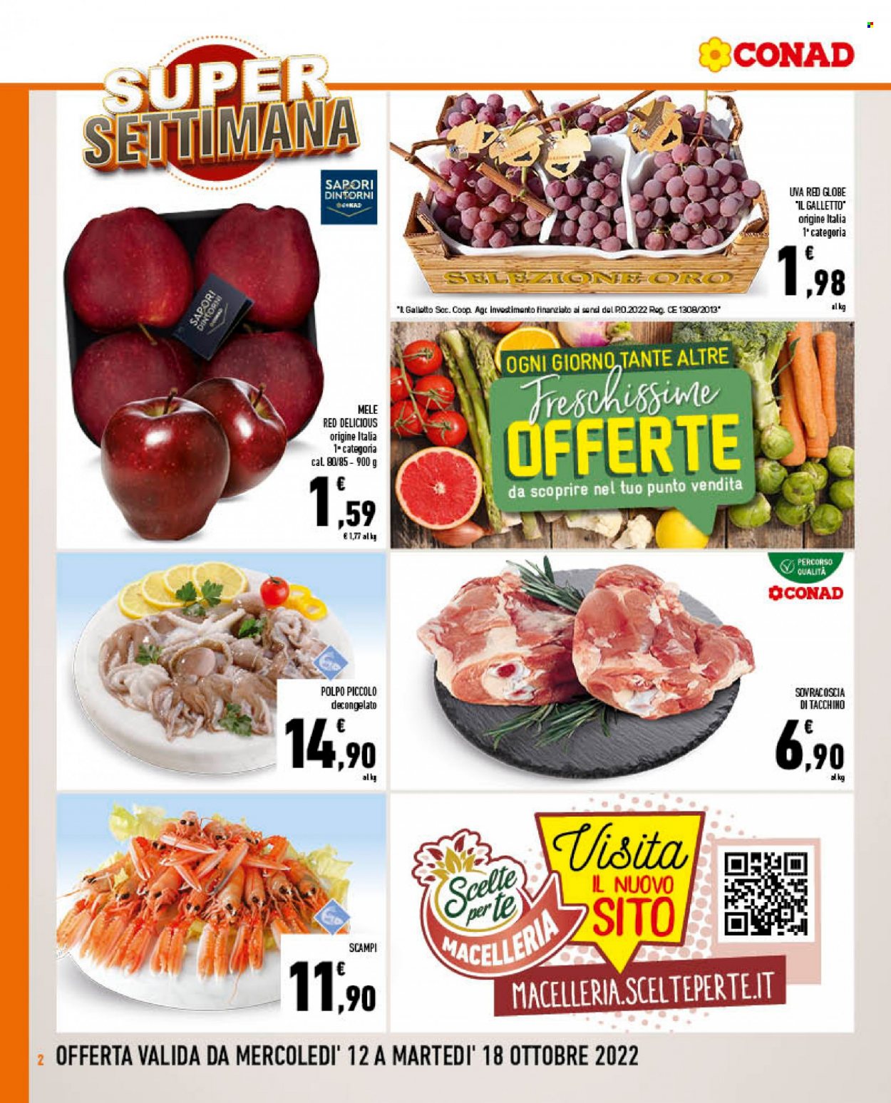 Leták Conad - 12.10.2022 - 18.10.2022. Strana 2