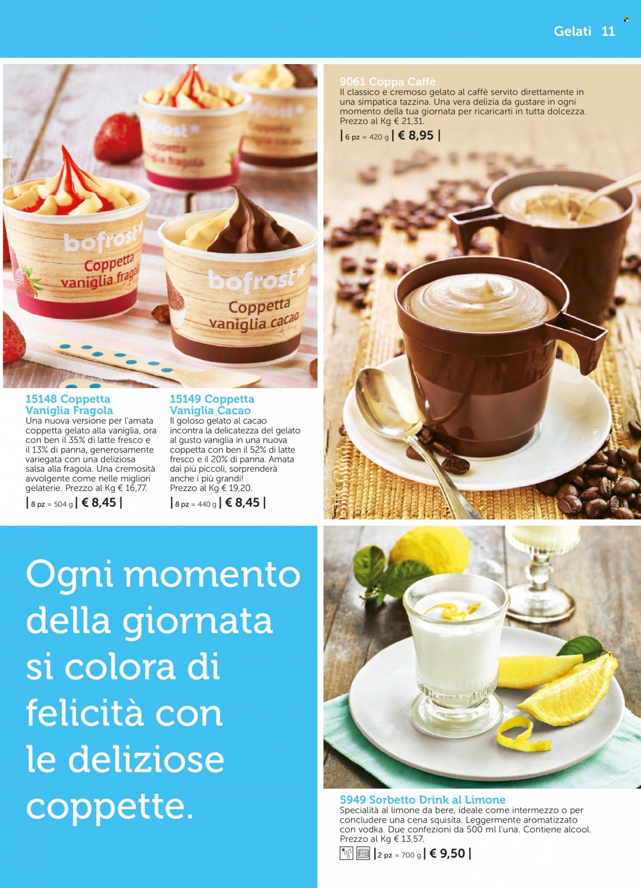 thumbnail - Volantino Bofrost - Prodotti in offerta - gelato, sorbetto. Pagina 11.