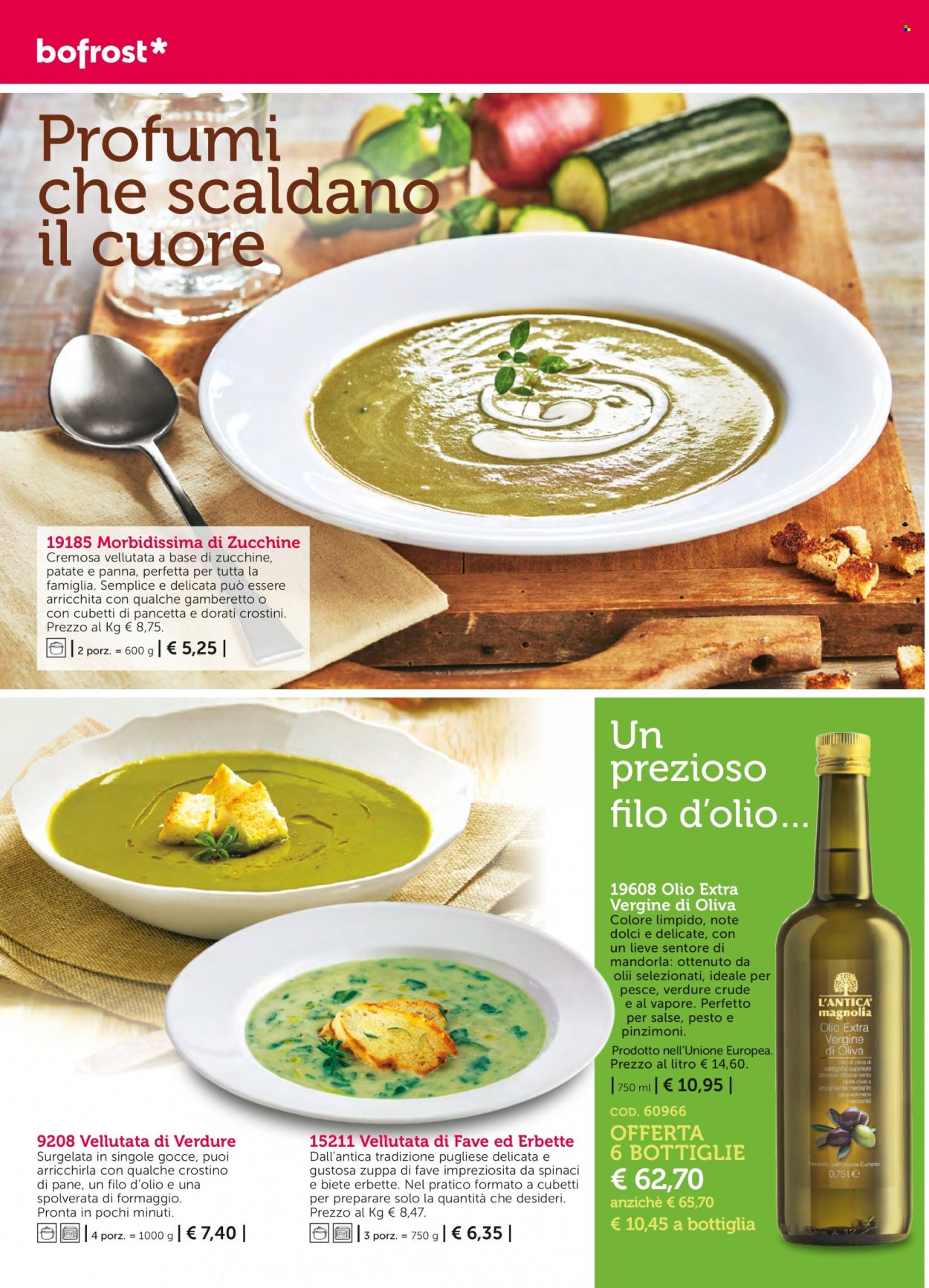 thumbnail - Volantino Bofrost - Prodotti in offerta - pesce, zuppa, vellutata, pane. Pagina 56.