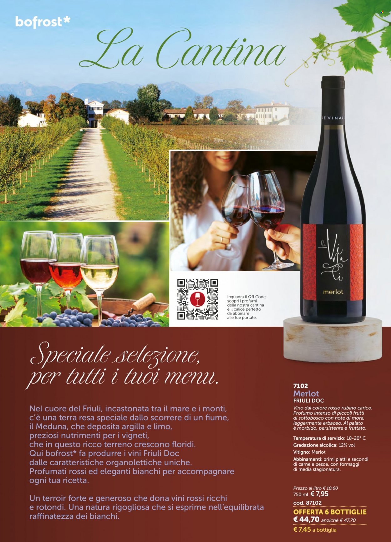 thumbnail - Volantino Bofrost - Prodotti in offerta - Merlot, vino. Pagina 130.