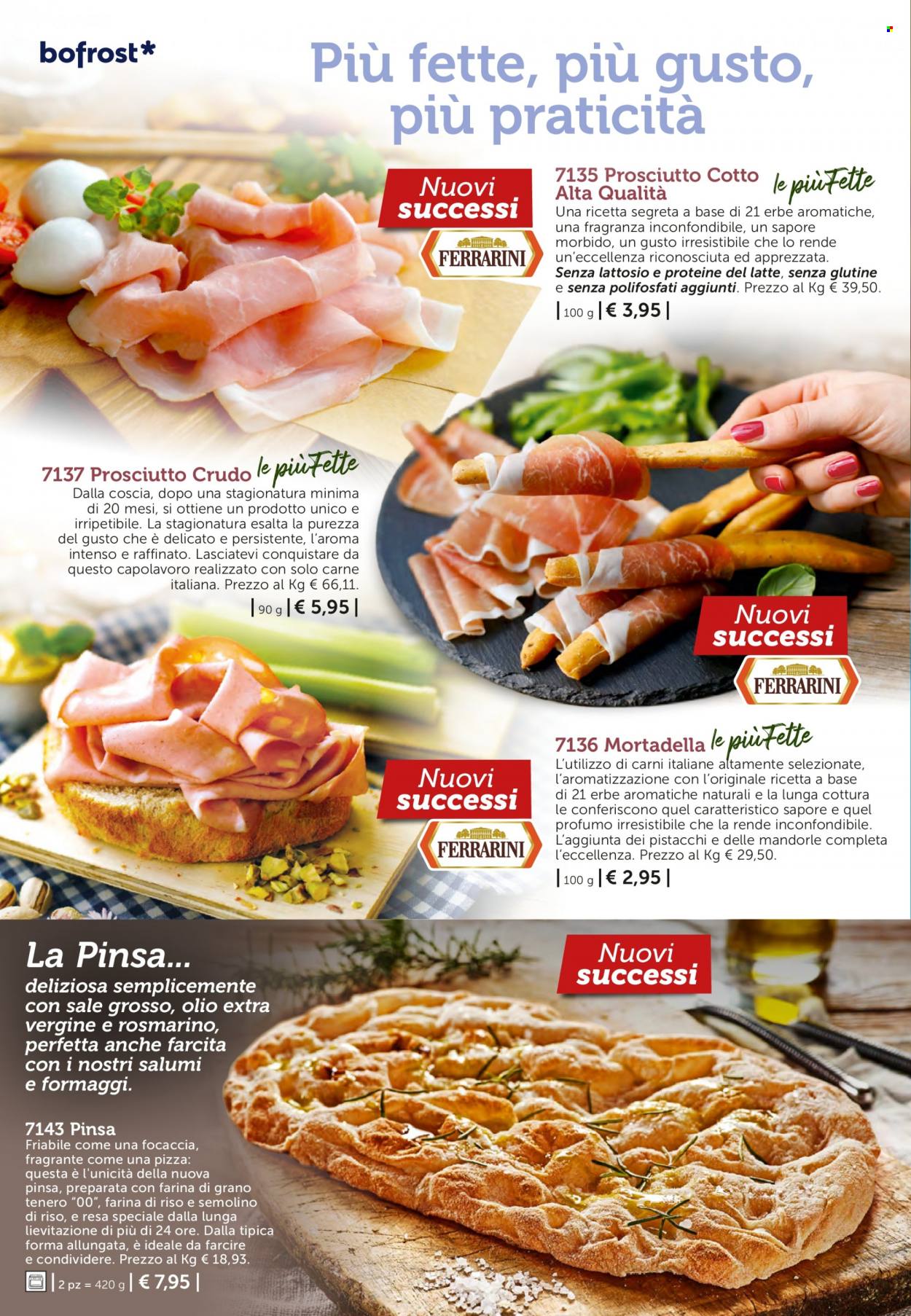 thumbnail - Volantino Bofrost - Prodotti in offerta - pizza, focaccia. Pagina 147.