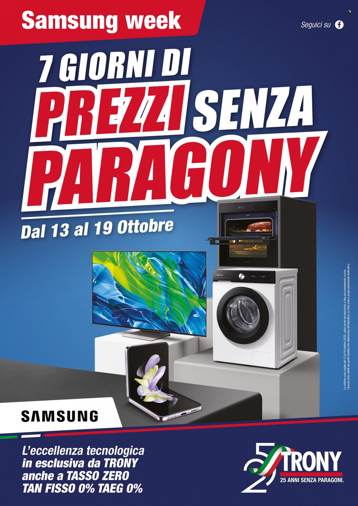 Volantino Trony - 13/10/2022 - 19/10/2022. Pagina 1