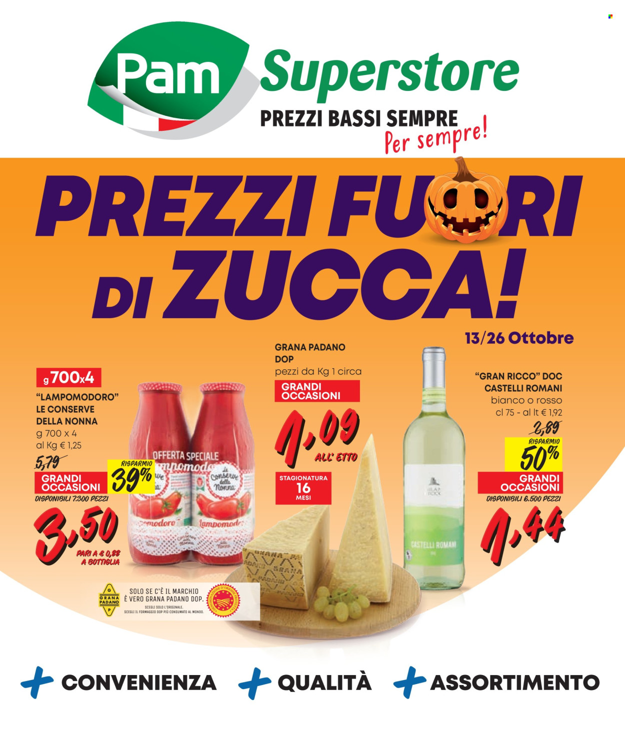 Volantino Pam Panorama - 13/10/2022 - 26/10/2022. Pagina 1