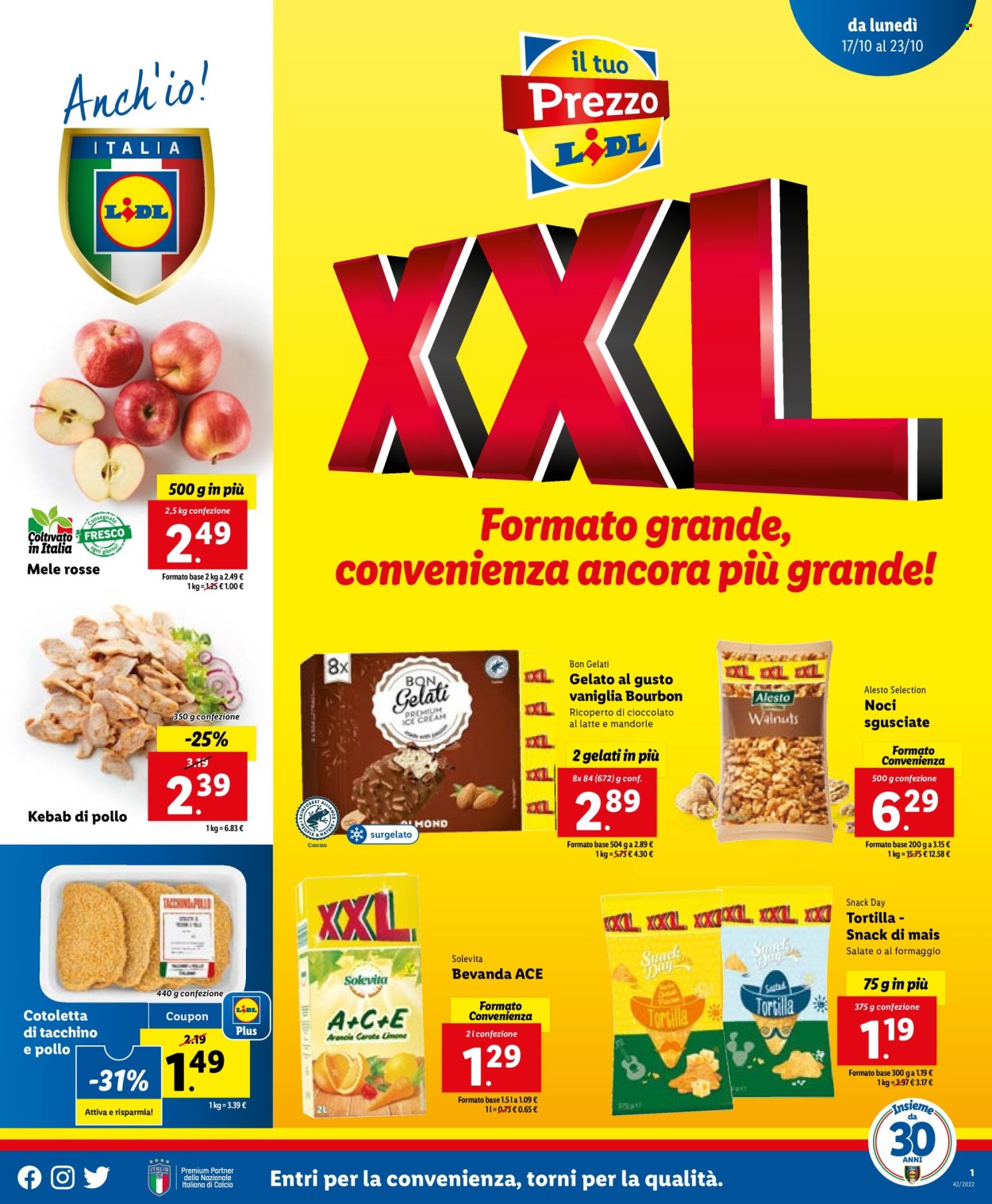 Volantino Lidl - 17/10/2022 - 23/10/2022. Pagina 1