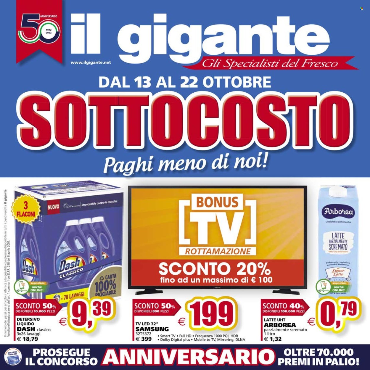 Volantino Il Gigante - 13/10/2022 - 22/10/2022. Pagina 1