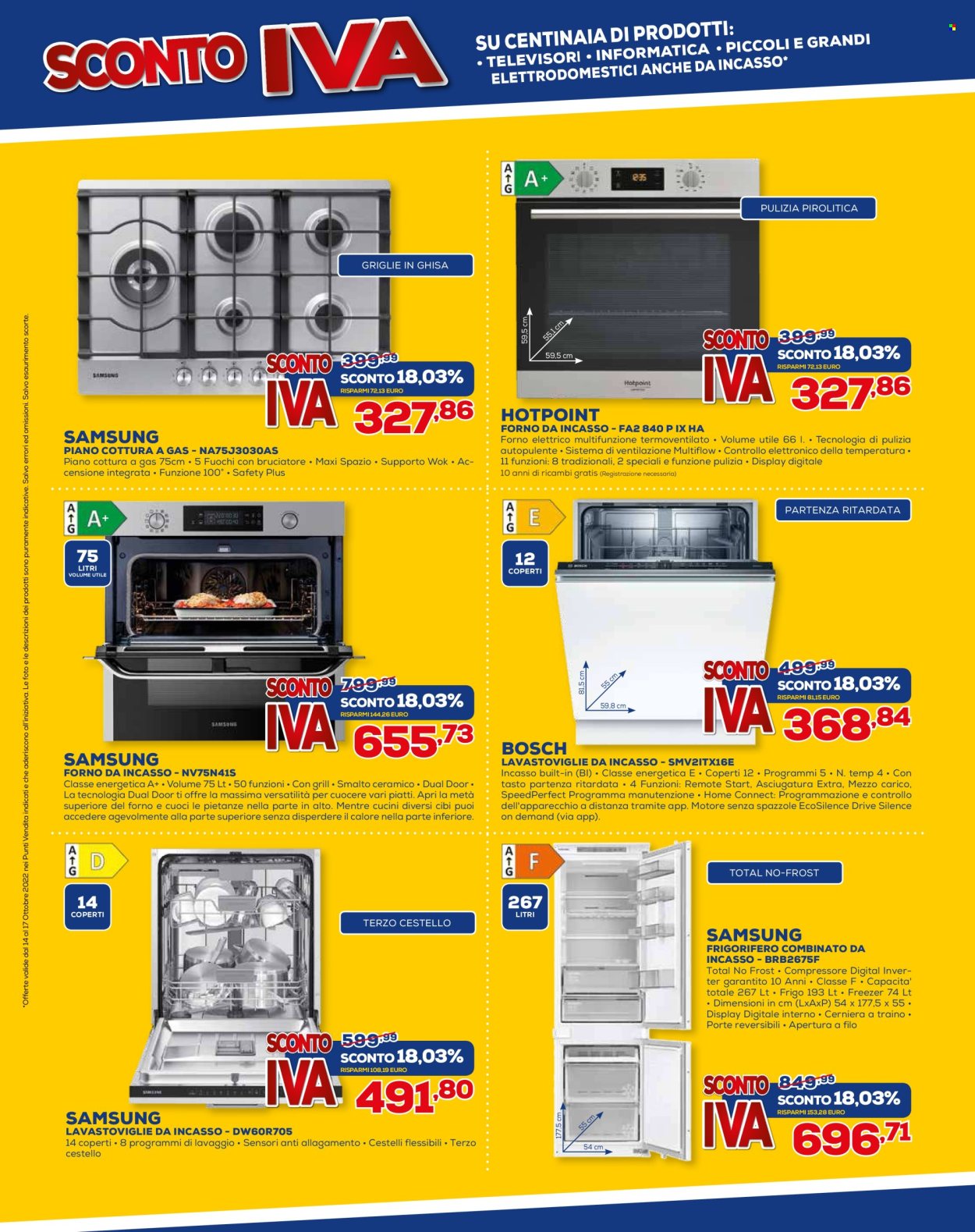 Volantino Euronics - 14/10/2022 - 17/10/2022. Pagina 19