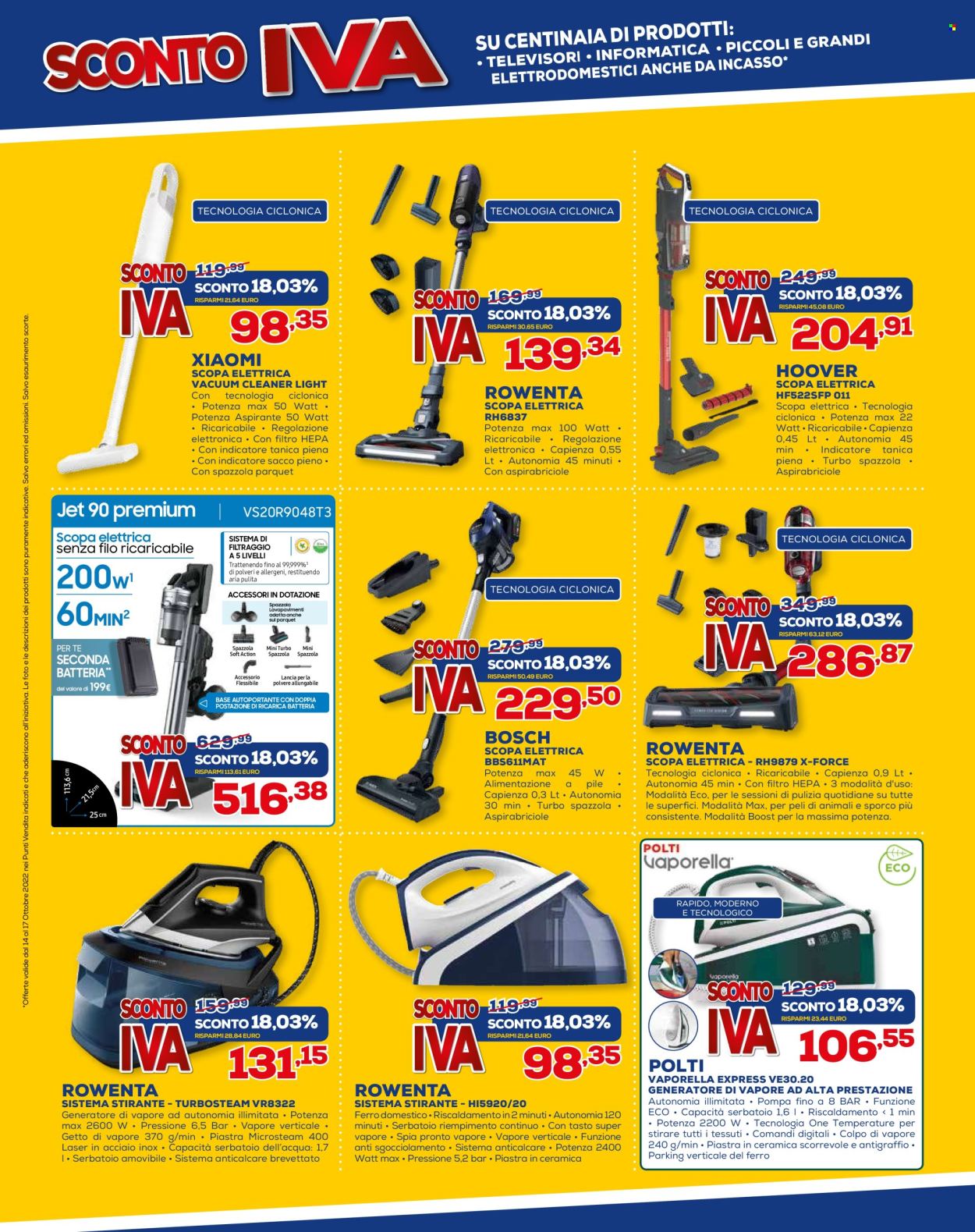 Volantino Euronics - 14/10/2022 - 17/10/2022. Pagina 20