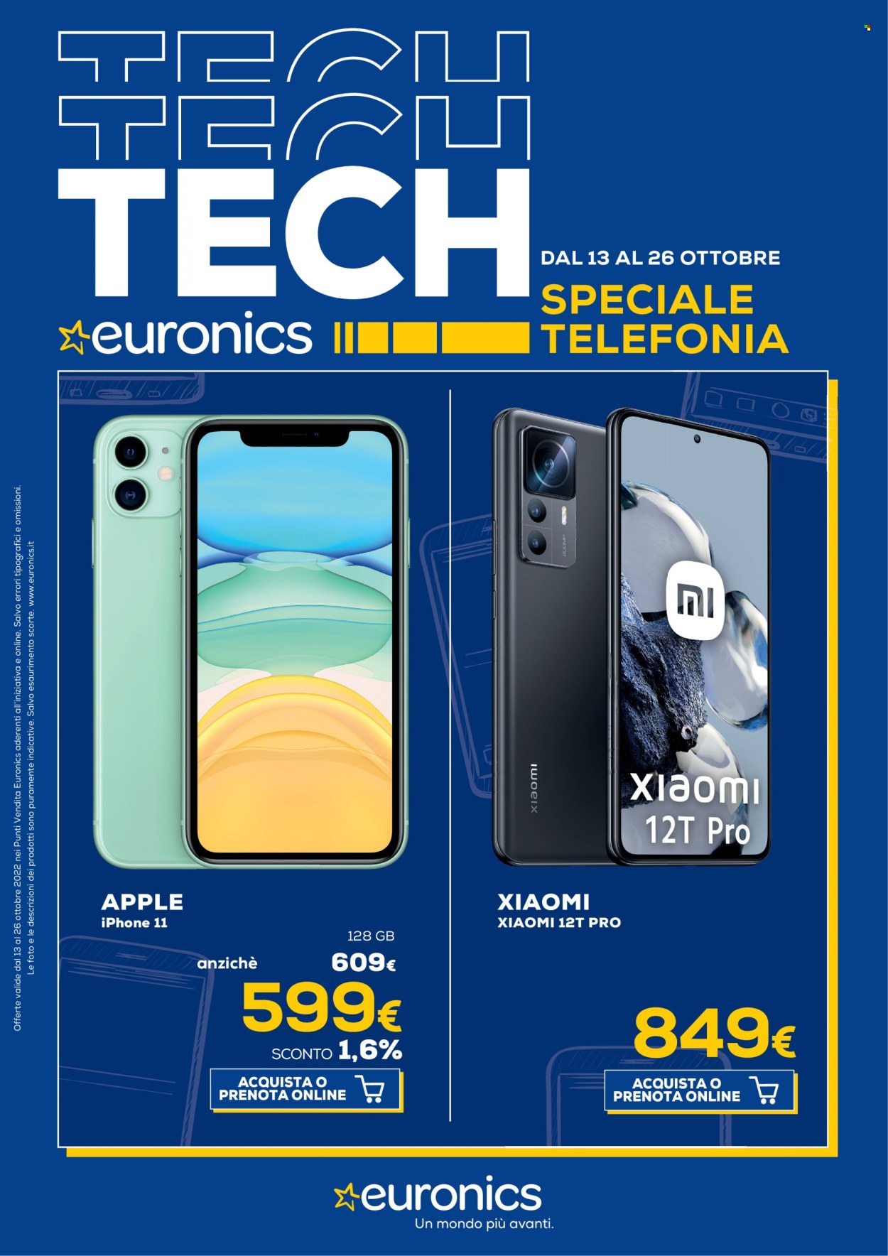 Volantino Euronics - 13/10/2022 - 26/10/2022. Pagina 1